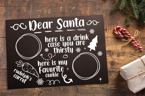 Christmas Santa Tray SVG Design