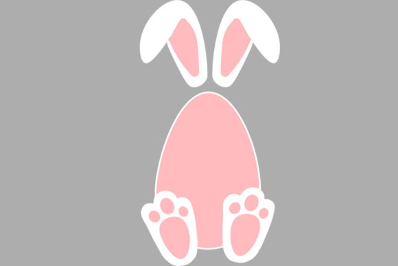 Easter Bunny Feet and Ears Svg