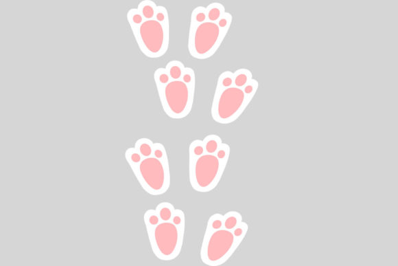 Easter Bunny Feet Svg