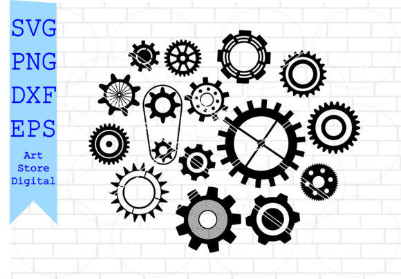 Gears SVG Bundle, Steampunk Svg