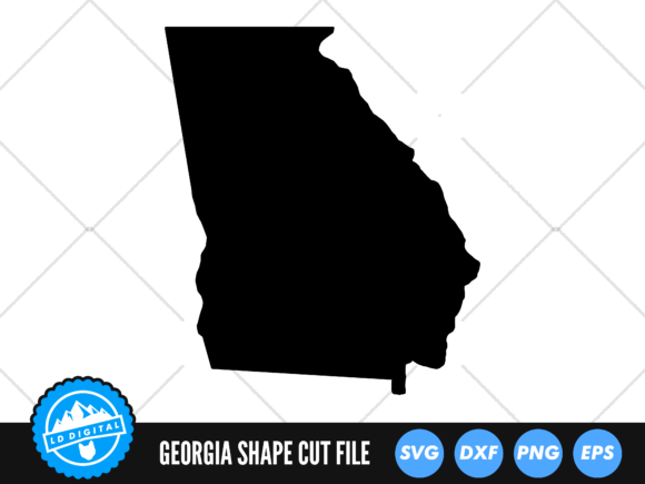 Georgia State SVG Georgia Silhouette