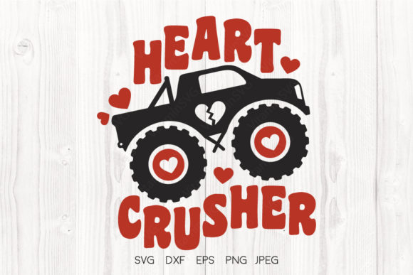 Heart Crusher Svg, Valentine’s Day Svg