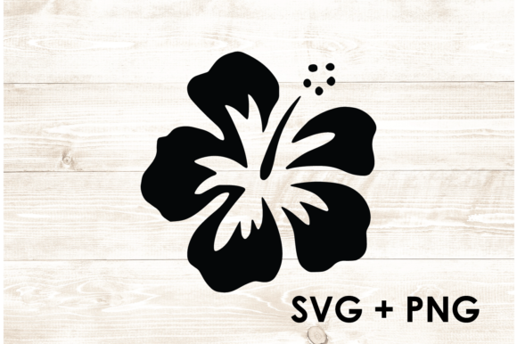 Hibiscus Hawaiian Flower - SVG