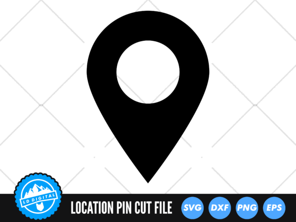 Location Pin SVG Map Point Marker