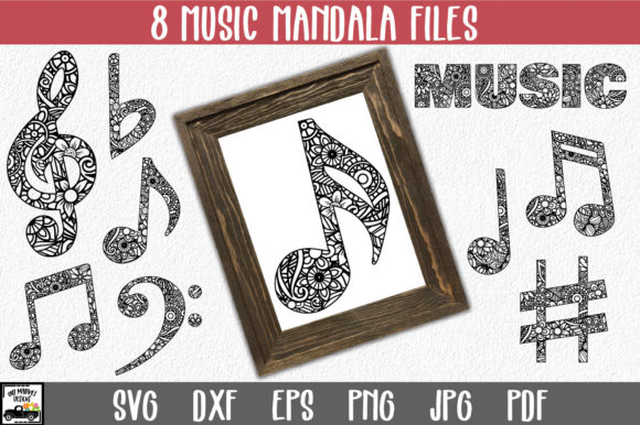 Music Mandala SVG Bundle