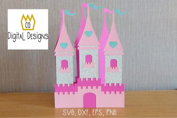 Princess Castle Card - SVG Review